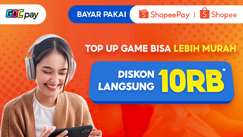 Baru Join ShopeePay? Langsung Sikat Diskon 10RB Buat Top Up Game Favorit Kamu!