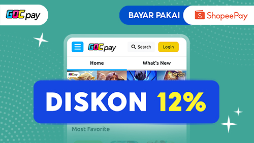 Perlu Skin Habis Gajian Diskon 12% Pakai ShopeePay di GOCpay