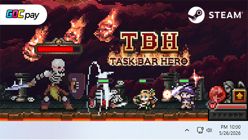 Task Bar Hero, Game RPG yang Dimainkan di Taskbar PC Bisa Hasilkan Saldo STEAM Wallet