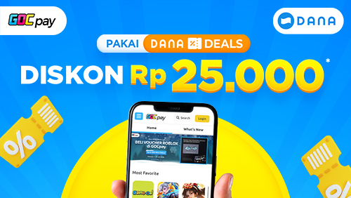 Pakai DANA Deals Semua Kebutuhan Gaming Masih Diskon 25RB