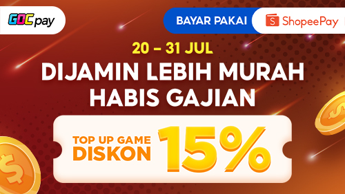 Habis Gajian Tetap Hemat Top Up Game di GOCpay Pakai ShopeePay