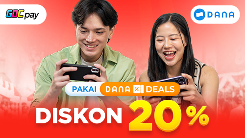 Banjir Promo 17-an! Khusus Minggu Ini Top Up Game di GOCpay Hemat 20% Pakai DANA