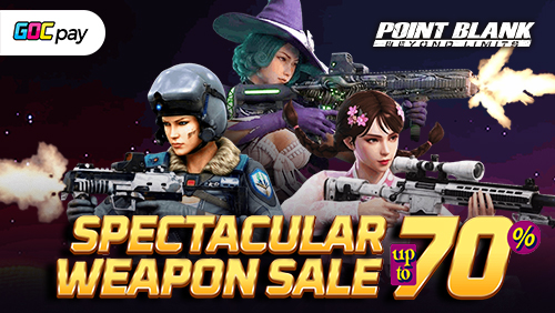 Spectacular Weapon Sale Point Blank Hadir Dengan Diskon Hingga 70% Untuk 18 Senjata