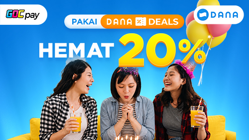 Anniversary Game Lagi Banjir Skin, Top Up Lebih Hemat 20% di GOCpay!