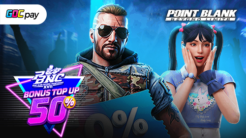 Siap-Siap Panen Point Blank Cash! PBNC XVII Bagi-Bagi Bonus Top Up 50%